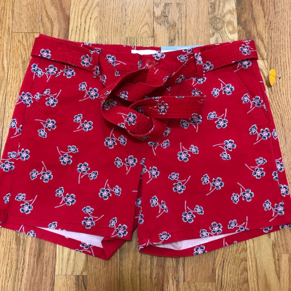 Liz Claiborne tropical safari shorts.